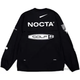 Hoodies US Version Nocta Golf Co Märke Rita andas snabb torkning av fritidssport T-shirt Långt rund nacke Summer Gixg