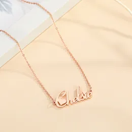 CHOKERS Dodoai Collane personalizzate Nome personalizzato Lettere Personalità Personalità CHIKER con per donne ragazze 230817