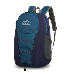 Skolväskor mode camping ryggsäck för man kvinnor utomhus par bergsklättring back pack ungdom sport ljus vardagar vandring djupblå 230817