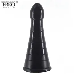 Brinquedos anais frko cabeça redonda lisa pvc anal plug dos homens brinquedos sexuais para mulher inserida vagina g spot Massagem Long 192mm Jogo adulto 18+ HKD230816