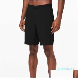 Ioga roupa de ioga l-008 homens que executa shorts ritmo de exercícios ao ar livre calças calçadas calças de ginástica esportiva de esportes de esportes de ginástica 2 em 1