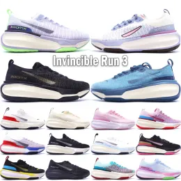 Run Invincible FK 3 Running Shoes Men Women Oreo Triple Black Midnight Team Marinha Vermelha VELA VELHA GELO AZUL FK AO ANTERIOR TNOS MAX US 11