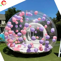 Free Ship to Door Outdoor Activities Clear Inflatable Bubble Tent Bounce Dome House for Wedding Party Camping