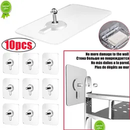 Hooks Rails 10/2Pcs Non-Trace Self Adhesive Nails Hook For P O Frame Picture Hole Hanging Nail Wall Adheisve Hanger Mti-Purpose Dr Dhxpl