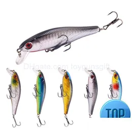 ベイトルアー1 PCS 8.6cm9.3g釣りルアーQuality Minnow 3D Eyes Plastic Hard Bait Pesca人工ジグウォブラークランクドロップ配信DHMO0