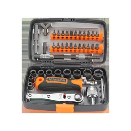 Decorative Objects Figurines Screw Driver 38 in 1 Multi Purpose Labor Saving Ratchet Screwdriver Set Household Hardware Tool Combination Toolbox 230816
