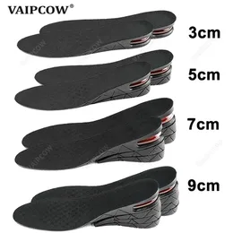 Shoe Parts Accessories 39cm Invisible Height Increase Insole Cushion Adjustable Heel insoles Insert Taller Support Absorbant Foot Pad 230817