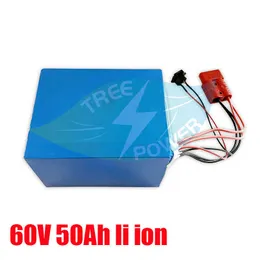 60V 50AH LITHIUM ION BATTERY PACK لـ Ebike Electric Bicycles Scooters Operch Opergance+ 5A Charger