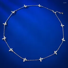 Ketten Butterfly Choker Halskette für Frauen -Netizens Design Sinn Kragenkette Ins Kaltwind Neckchain 43