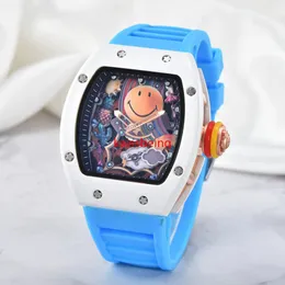 Nuovo marchio di lusso bellissimo orologio da uomo meccanico artigianale in stile retrò vuoto Orologi da donna al quarzo in acciaio inossidabile in silicone