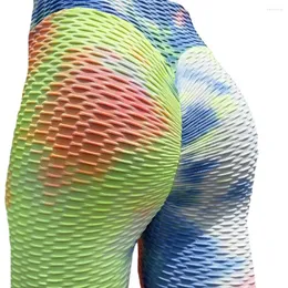 Kvinnors leggings kvinnor träning tights hög midja yoga byxor mage kontroll sexig bantning ruched bulifting leggins svart stretchig