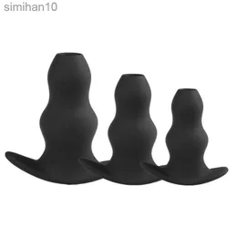 Toys anali Yunman Silicone Hollow Butt Plug - Dispositivo di masturbazione finale per la stimolazione del punto G e piacere intenso HKD230816