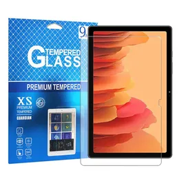 9h tablett PC -hårdhet HD -härdad glasskärmskyddsfilm för Samsung Tab A8 10.5 x200 A7 Lite T220 T500 S4 S5E S6 Lite P610 S7 Fe S8 Plus S9 Ultra Active 2 3 4 Pro T540