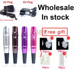 Tattoo Machine Dermograph Beauty Microblading Makeup Permanente sobrancelha Lip Pen Tattoo Universal Gun com agulhas tradicionais Dica 2308017