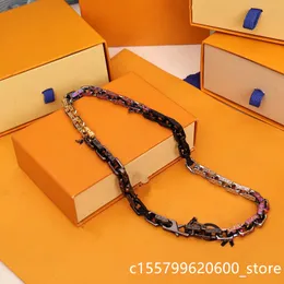 2023 Designer de luxo Colar Chain Chain colar de titânio