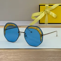 豪華なメガネウーマンFサングラス特大サングラスフェイススリミングサングラス女性デビュータンテスタイル高品質のメガネUV400サンガラスレディデザイナー
