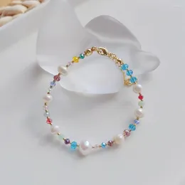 Strand 2023 Naturalne bransoletki z perłami słodkowodnej hurtowa kryształowa bransoletka dla kobiet dostawca biżuterii pulseras
