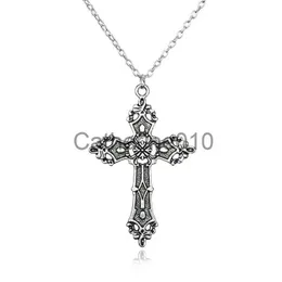 Pendant Necklaces Vintage Crosses Pendant Necklace Goth Jewelry Accessories Gothic Grunge Chain Y2k Fashion Women Cheap Things Free ShippMen J230817