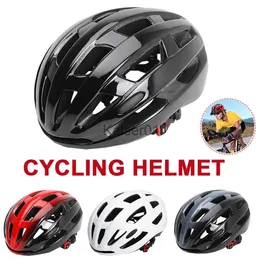 Cykelhjältar Män kvinnor Lätt motorcykel Hjälmväg Bike Cykel Hjälm Cyklist Sport Safety Road Bike Mountain Bike Ventilated Helmet X0818