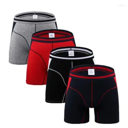 Underbyxor 4 st/lot Mäns bomullsunderkläder Boxare andningsbara manboxare bekväma shorts män cueca masculina