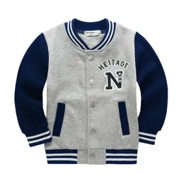 Jacken Frühlingsjacken für Boy Coat Baseball Bomber Jacke Boy's Windbreaker Autumn Jacke Patchwork Kinder Kinder Jacke 230818