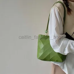 Designer -Tasche Personalisierte und modische Diamant karierte quadratische Perlen -Achselhöhle Luxus einfacher tragbarer Eimer Single für Frauen Designer -Tasche Caitlin