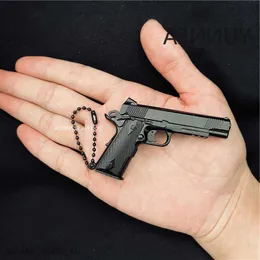 Новинка 92F Browning Desert Eagle Pistol Gun Miniature Model Craft Подвесной подвесной подарки R230818