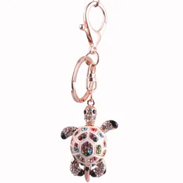 Tornari per laiche degli animali marini creativi Rhinestone The Eye of Devil Little Turtle Keychain Borsa femmina Penderant Delivery Delivery Delive Dhzl4