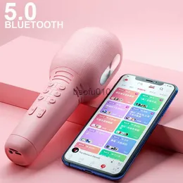 마이크 무선 노래방 마이크 Bluetooth 5.0 USB 핸드 헬드 콘덴서 마이크 휴대용 전문 스피커 미니 홈 KTV 플레이어 노래 hkd230818