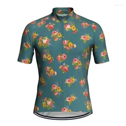 Racing Jackets 2023 Cycling Jersey Mens Bike Top Shirt Short Sleeve MTB Mountain Ropa Road Bicycle Clothes Jacket