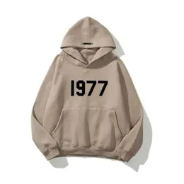 Herren Hoodies Sweatshirts New Essentials Hoodie Herren Frauen Sweatshirt 1977 Gedrucktes Pullover Hoodies Hight Street Unisex Sweatshirts