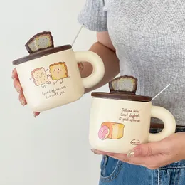 The latest 12.2oz bread dessert ceramic coffee mug, many style choices, support customization of any logo