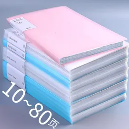 Filing Supplies A4 Plastic Budget Binder File Folders Documents 3060100 Pages Office Desk Supplies Organizer Booklet Leaflet Student File 230817