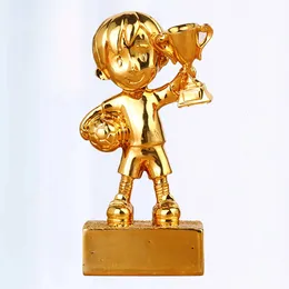 Decorative Objects Figurines Football Gift Party Award Trophy Soccer Cup Desktop Ornament Trophies 230818