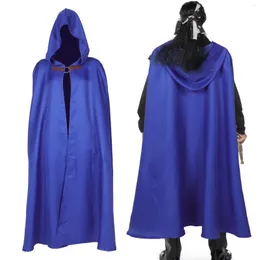 Ball Caps Halloween Hooded Medieval Cloak Men Adult Cape With Hood