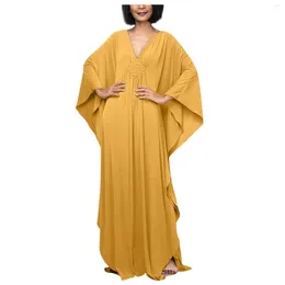 Casual Dresses Summer Ladies Beach Cover Up Loose Plus Size Robe Semester Sun Protection Shirt Swimsuit Women Bikini Cover-Ups