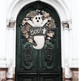 Outros suprimentos de festa de evento Decorações de grinaldas fofas para ornamentos da porta da frente do Halloween 230817