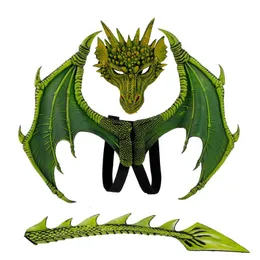 Cosplay Animal Cospty Dragon Costume Purim Christmas Gift Carnival Party Kids Wing and Tail Sail S Faucet 230818