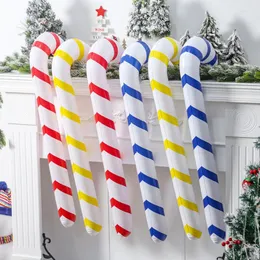 Noel Süslemeleri Şişme Şeker Baston Balonları Parti Merry Dekorasyon Ev Xmas Ağaç Süsleri Dekor Navidad Hediyeler