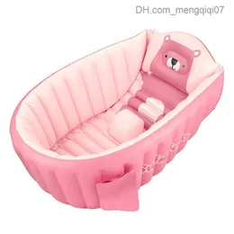 Bathing Tubs Seats PVC inflatable baby bathtub Portable baby bathtub Sitting bathtub Non slip swimming pool Folding bathtub Z230818