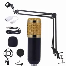 Microphones BM 800 Karaoke Microphone BM800 Studio Condenser Mikrofon Mic BM-800 for KTV Radio Braodcasting Singing Recording Computer 2022 HKD230818