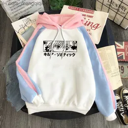 Męskie bluzy bluzy Kpop Hunter x Hunter Hisoka Super Dalian Bluza z kapturem Bluza Korea Loose Hoodie Damska wysyłka Z230819