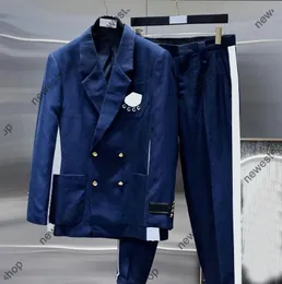 24SS Designer Herren Anzüge Blazer Luxus luxuriöser Freizeitkleidung aus dem westlichen Stil.