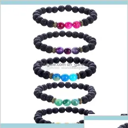 Mulheres de miçania masculina Casual Presentes Vulcão Bracelets Moda Jóias Vulcânicas Jóias Essentiais Difusor F0zyn Strands 7BNDR DHTKN DHTKN