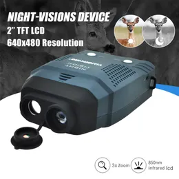 VisionKing 3x Dijital Kızılötesi Monoküler Gece Viewning için Görme Kapsamı Monoküler Gkges Videoları/SD Kart W/Fotoğrafları Uygun