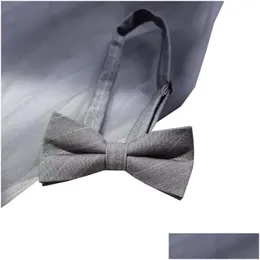 Bow Ties ESIGN MIX Renkler Klasik Erkekler Kalite Ekose Bowties Parti Erkek Neckwear Daml Teslimat Moda Aksesuarları Dhylh