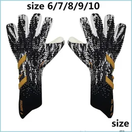 Sports Gloves 2024 Goalkeeper Finger Protection Professional Men Football Adts Kids Thicker Goalie Soccer Glove Drop Delivery Outdoo Dhhmk