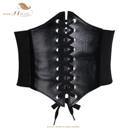 Waist Tummy Shaper SISHION Black Red Pink Gold Body Shapewear Women Gothic Clothing Underbust Cincher Sexy Bridal Corsets and Bustiers VB0001 2308017