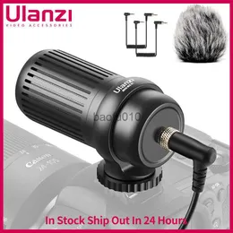 Mikrofoner ULANZI NOVA MIC 01 Video Microphone för Nikon DSLR Camera Vlog Live Streaming Stereo Recording Microphone For Smartphone HKD230818