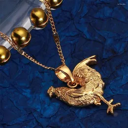 Подвесные ожерелья модные женщины Золото -цвето